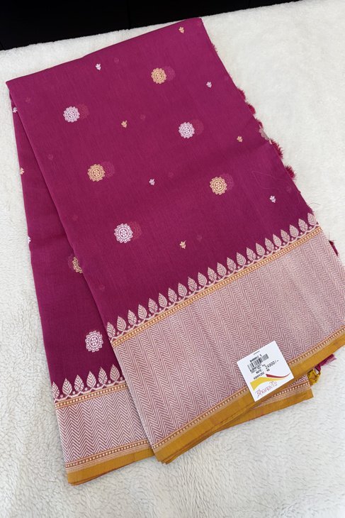 A Pink Mul Banaras Saree_1