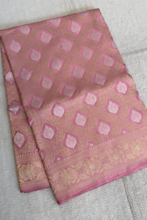 A_Rose_Milk_Pink_Katan_Banarasi_Saree_1